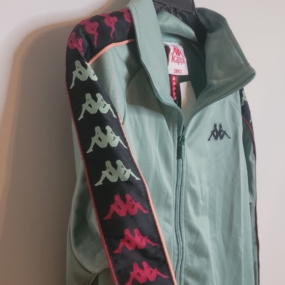 Kappa Sage Green Track Pants & Jacket Set UNISEX SIZE SMALL NEW WITH TAGS!! - Picture 5 of 10